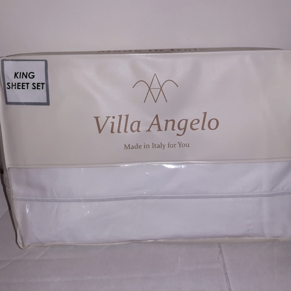 Villa Angelo KING Cotton Sheet Set - Picture 5 of 7